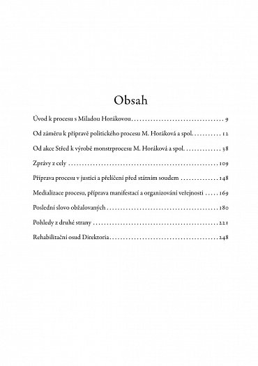 Náhled Politický proces s Miladou Horákovou a spol. - Komentované dokumenty
