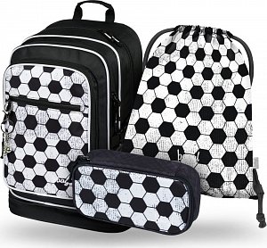 BAAGL 3 SET Cubic Goal: batoh, penál a sáček