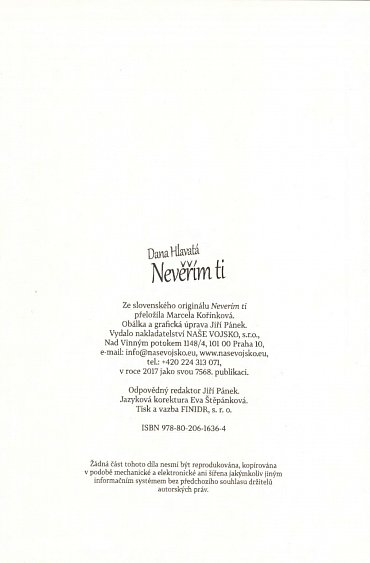 Náhled Nevěřím ti