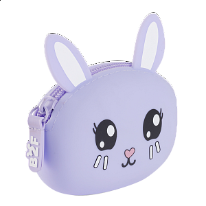 Miquelrius B2F - peněženka se zipem Puppies to go, králík, fialová