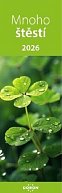 Kalendář záložkový 2026 - Mnoho štěstí