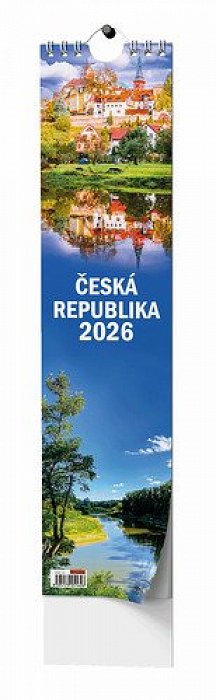 Česká republika 2026 kravata - nástěnný kalendář