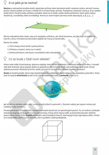 Náhled Matika pro spolužáky: Stereometrie - Učebnice