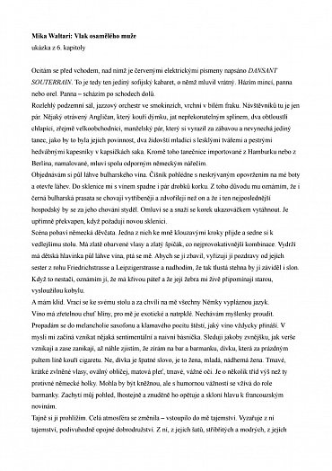 Náhled Vlak osamělého muže