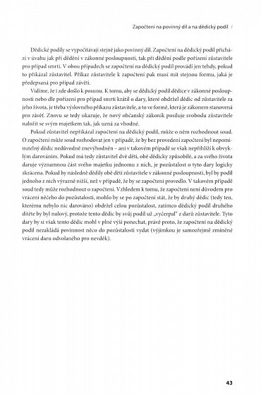 Náhled Nový občanský zákoník - Dědické právo