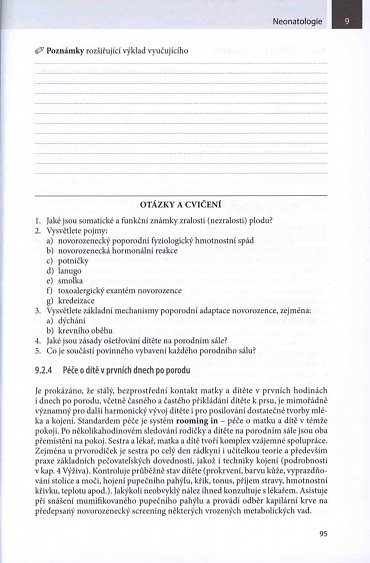 Náhled Pediatrie pro nelékařské zdravotnické obory