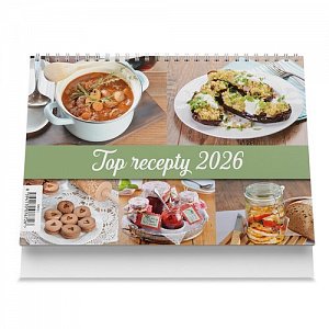 Stolní kalendář Top recepty 2026