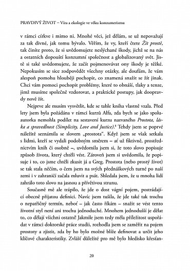 Náhled Pravdivý život - Víra a ekologie ve věku konzumerismu