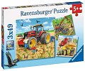 Puzzle Zemědělské stroje 3x49 dílků