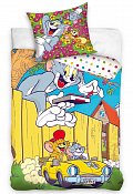 Dětské povlečení Tom a Jerry Ve žlutém kabrioletu