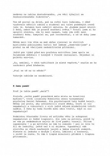 Náhled Malá paměť