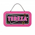 Neonová cedulka se jménem - Tereza