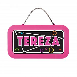 Neonová cedulka se jménem - Tereza