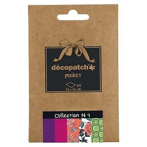 DECOPATCH papír sada č. 1 (5 ks)
