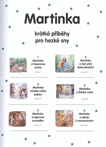 Náhled Martinka - krátké příběhy pro hezké sny