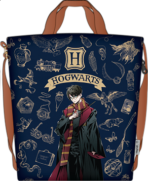 Harry Potter taška (Navy & Gold)