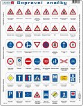 Puzzle Dopravní značky 48 dílků