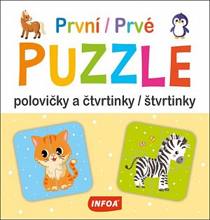 První puzzle - Polovičky a čtvrtinky / Prvé puzzle - Polovičky a štvrtinky