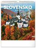NOTIQUE Nástenný kalendár Čarokrásne Slovensko 2026, 30 x 34 cm