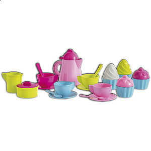 Androni Kávový set s dortíky a úložným boxem - 24 dílů