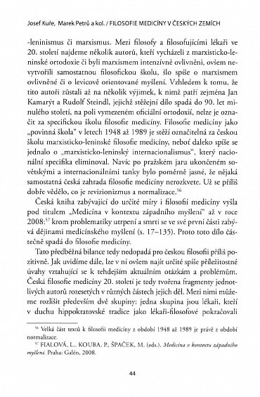 Náhled Filosofie medicíny v českých zemích