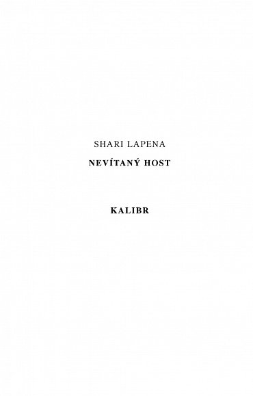 Náhled Nevítaný host, 1.  vydání