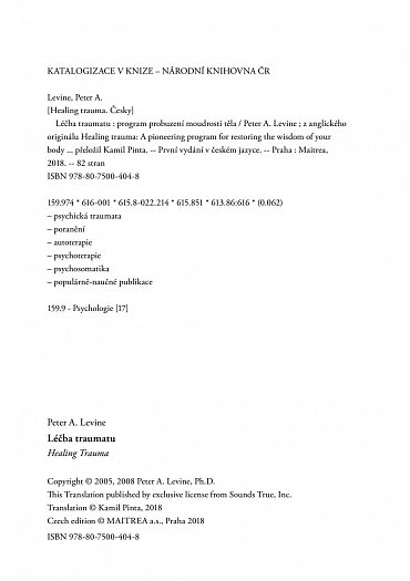 Náhled Léčba traumatu - Program probuzení moudrosti těla