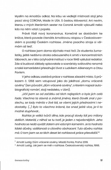 Náhled Vlny štěstí Arnošta Lustiga aneb My jsme chtěli jiný svět