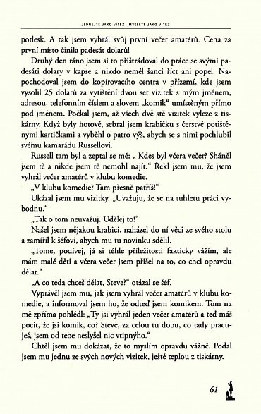 Náhled Jednejte jako vítěz, myslete jako vítěz - Jak objevit, uchopit a rozvíjet své nadání