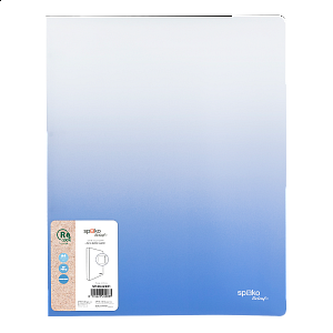 Spoko ReLeaf kroužkový pořadač, 4RO, 20 mm, A4, PP, Gradient, modrá