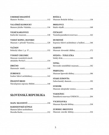 Náhled Skanzeny - Muzea lidové architektury v přírodě v České republice a Slovenské republice