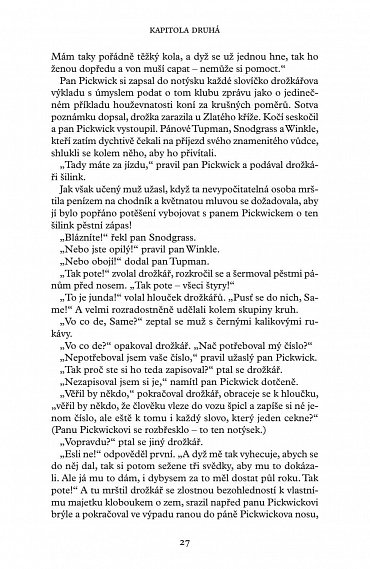 Náhled Kronika Pickwickova klubu, 1.  vydání