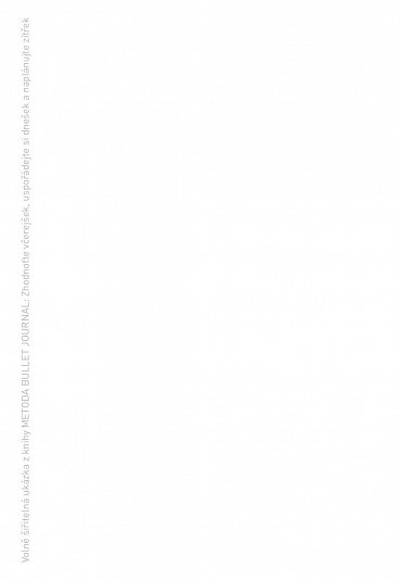 Náhled Metoda Bullet Journal - Zhodnoťte včerejšek, uspořádejte si dnešek a naplánujte zítřek