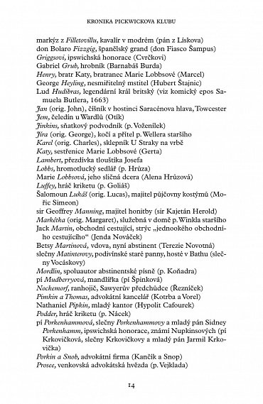 Náhled Kronika Pickwickova klubu, 1.  vydání