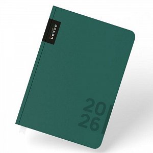 Diář A5 týdenní 2026 VERDE zelená