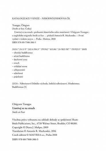 Náhled Usmívej se na strach - Probuzení skutečného srdce statečnosti