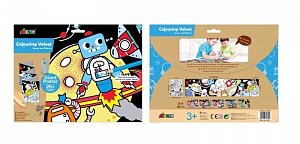 Avenir Sametové omalovánky MAXI - Vesmír 126 x 29 cm