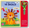 Jednou nohou ve školce Zvířata Stříhání a lepení pro malé děti 3+
