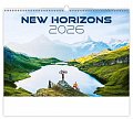 Kalendář nástěnný 2026 - Horizons