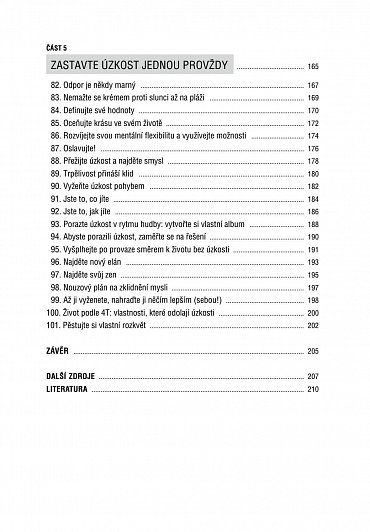 Náhled 101 pravidel, jak zastavit úzkost - Získejte znovu kontrolu nad životem, který chcete žít