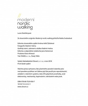 Náhled Moderní nordic walking - Jdeme za zdravím