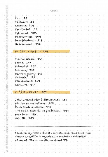 Náhled Metoda Bullet Journal - Zhodnoťte včerejšek, uspořádejte si dnešek a naplánujte zítřek