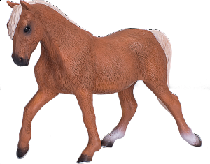 Hřebec Palomino morgánský figurka
