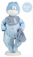 Llorens M741-20 obleček pro panenku miminko NEW BORN velikosti 40–42 cm s doplňky