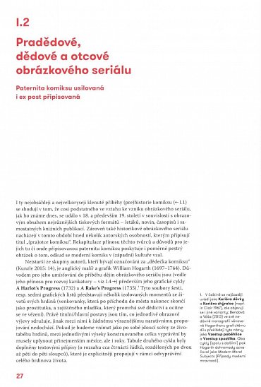 Náhled Před komiksem - Formování domácího obrázkového seriálu ve 2. polovině XIX. století