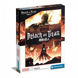 Clementoni Puzzle Anime Collection: Attack on Titan - Titans 1000 dílků