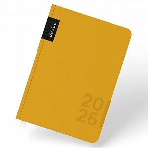 Diář A5 týdenní 2026 VERDE hořčice