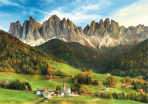 Puzzle s třídičem 2v1: Dolomity, Itálie 1000 dílků