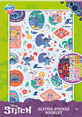 Třpytivé samolepky Stitch A5 8 archů