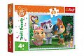 Puzzle 44 koček: Hra s kamarády 60 dílků